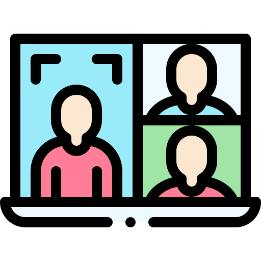 Image réunion en ligne